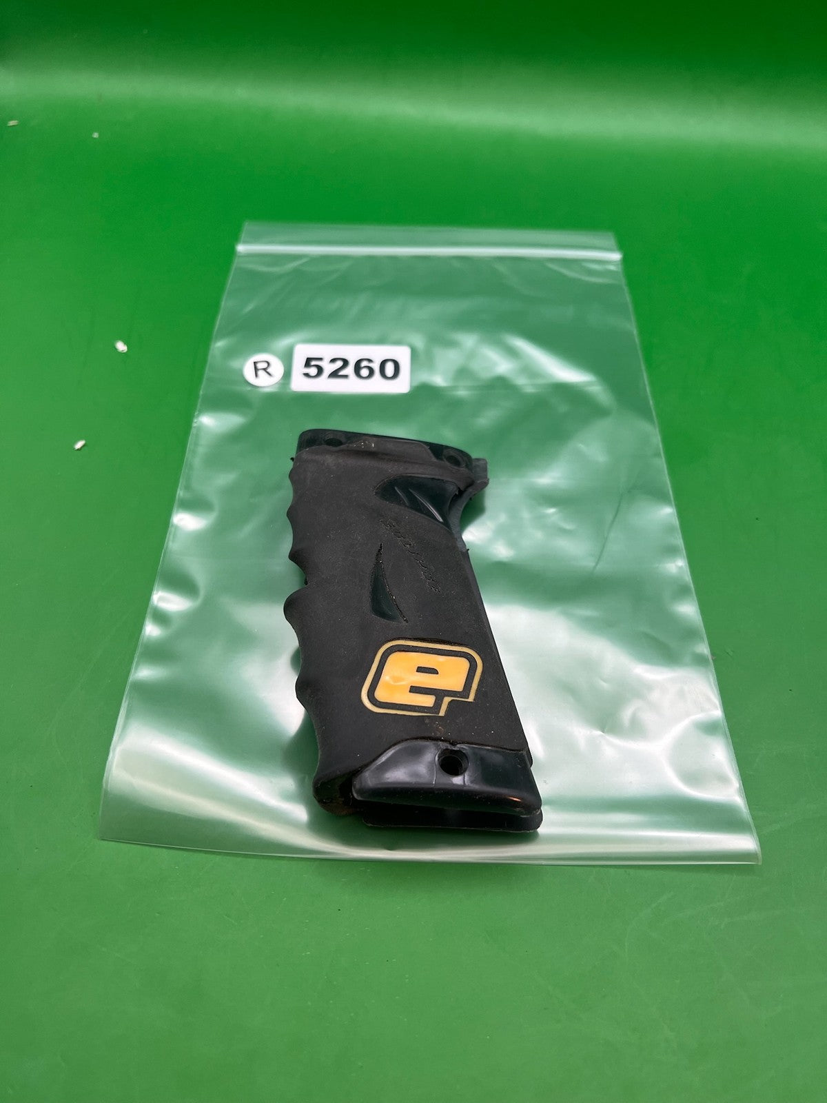 OG Planet Eclipse Autococker Eblade Grips - used paintball grip panel - black/gold