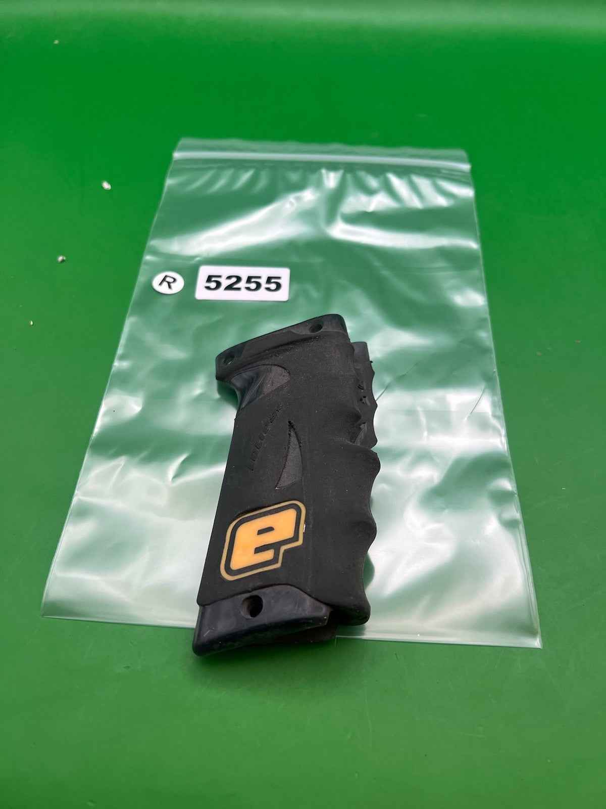 OG Planet Eclipse Autococker Eblade Grips - used paintball grip panel - black/orange