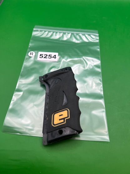 OG Planet Eclipse Autococker Eblade Grips - used paintball grip panels - black/gold