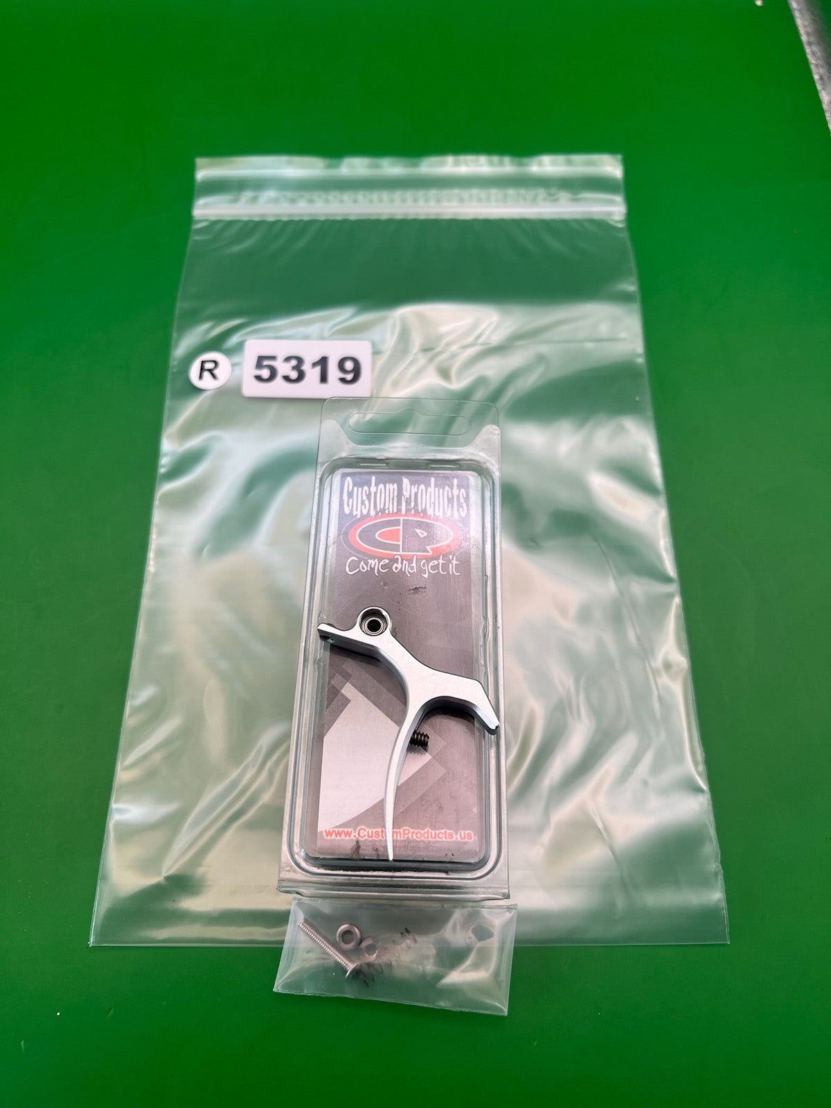 Custom Products Paintball Trigger Silver Proto PMR