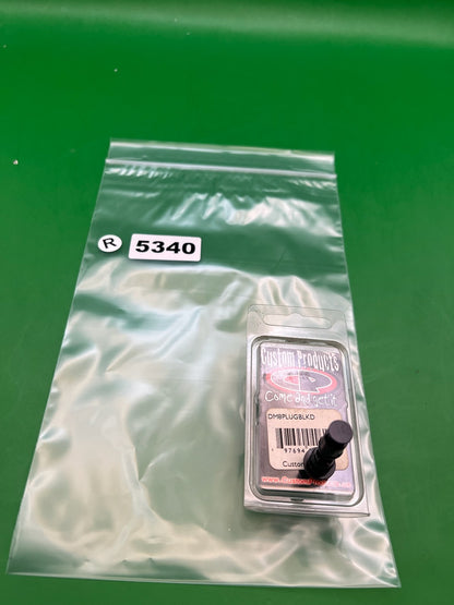 DM8 CP Plug - used paintball bolt guide plug / timing rod plug - black