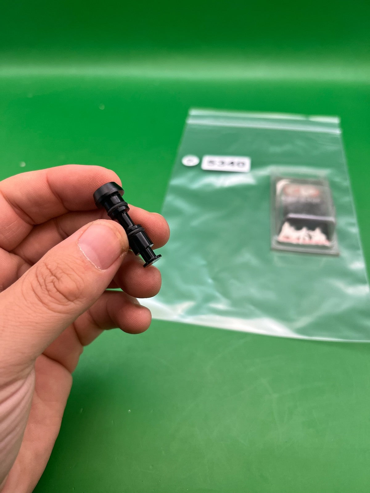 DM8 CP Plug - used paintball bolt guide plug / timing rod plug - black