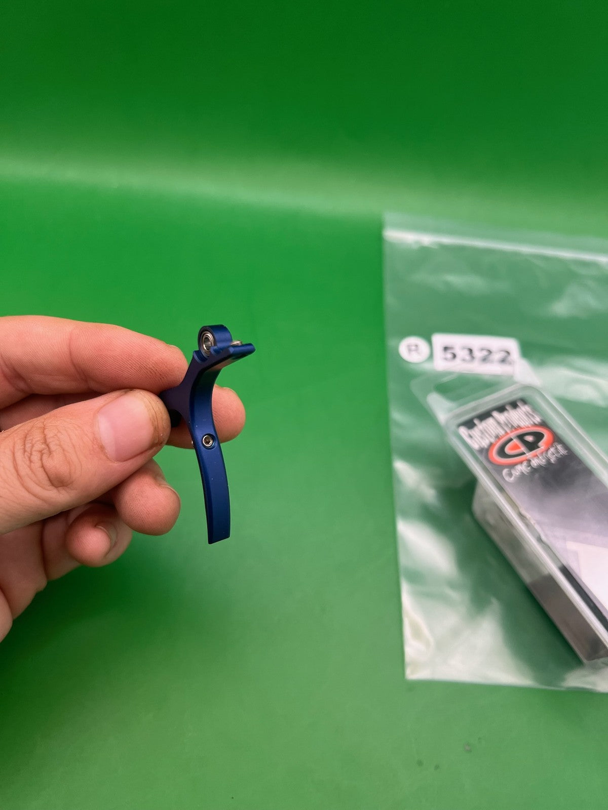 Custom Products Paintball Trigger Blue Proto PMR
