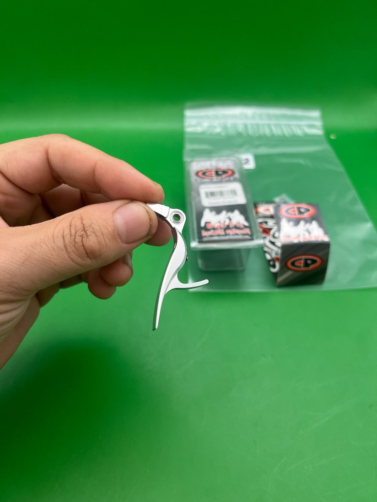 Custom Products Ego Sling Trigger Silver Proto PMR