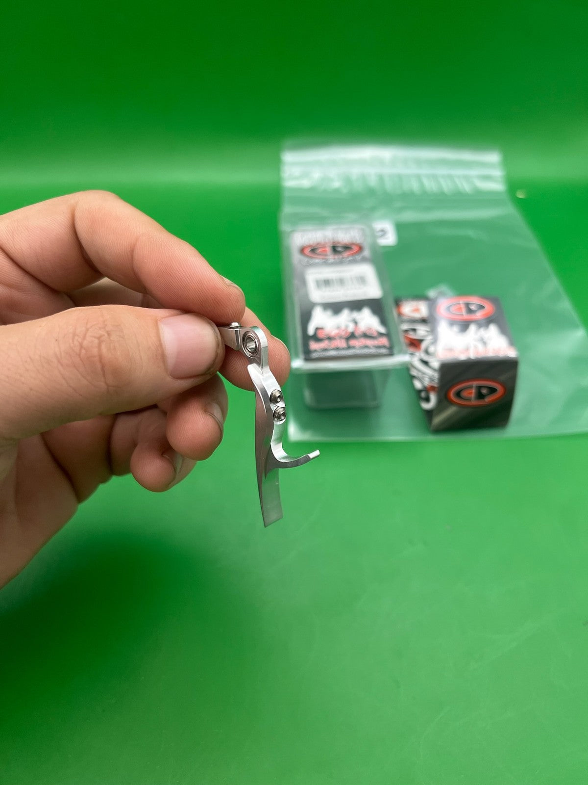 Custom Products Ego Sling Trigger Silver Proto PMR