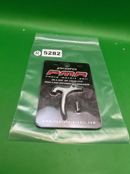 Proto PMR Ultralite Roller Bearing Trigger Silver - used paintball trigger - silver