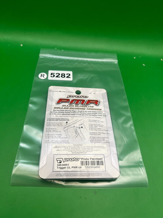 Proto PMR Ultralite Roller Bearing Trigger Silver - used paintball trigger - silver