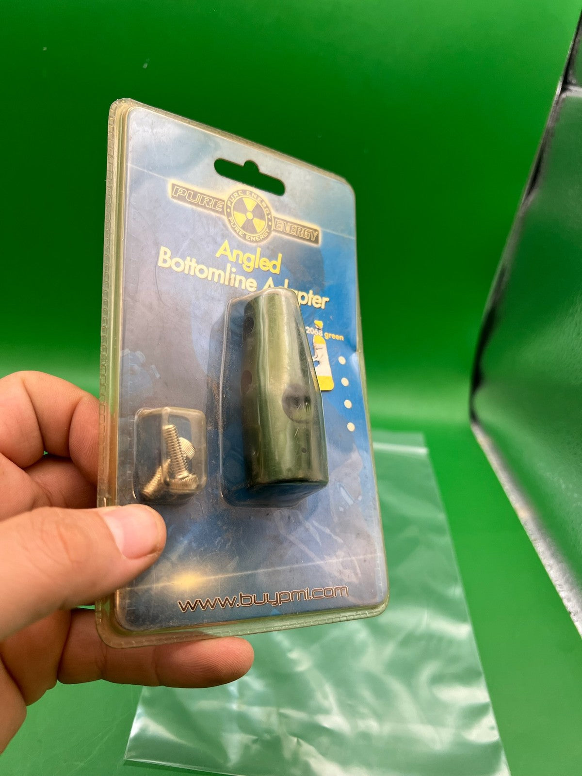 Pure Energy Angled Bottomline Adapter Green