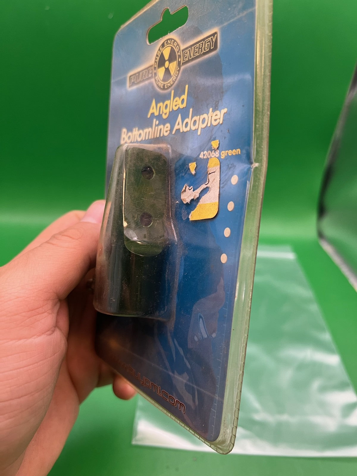 Pure Energy Angled Bottomline Adapter Green