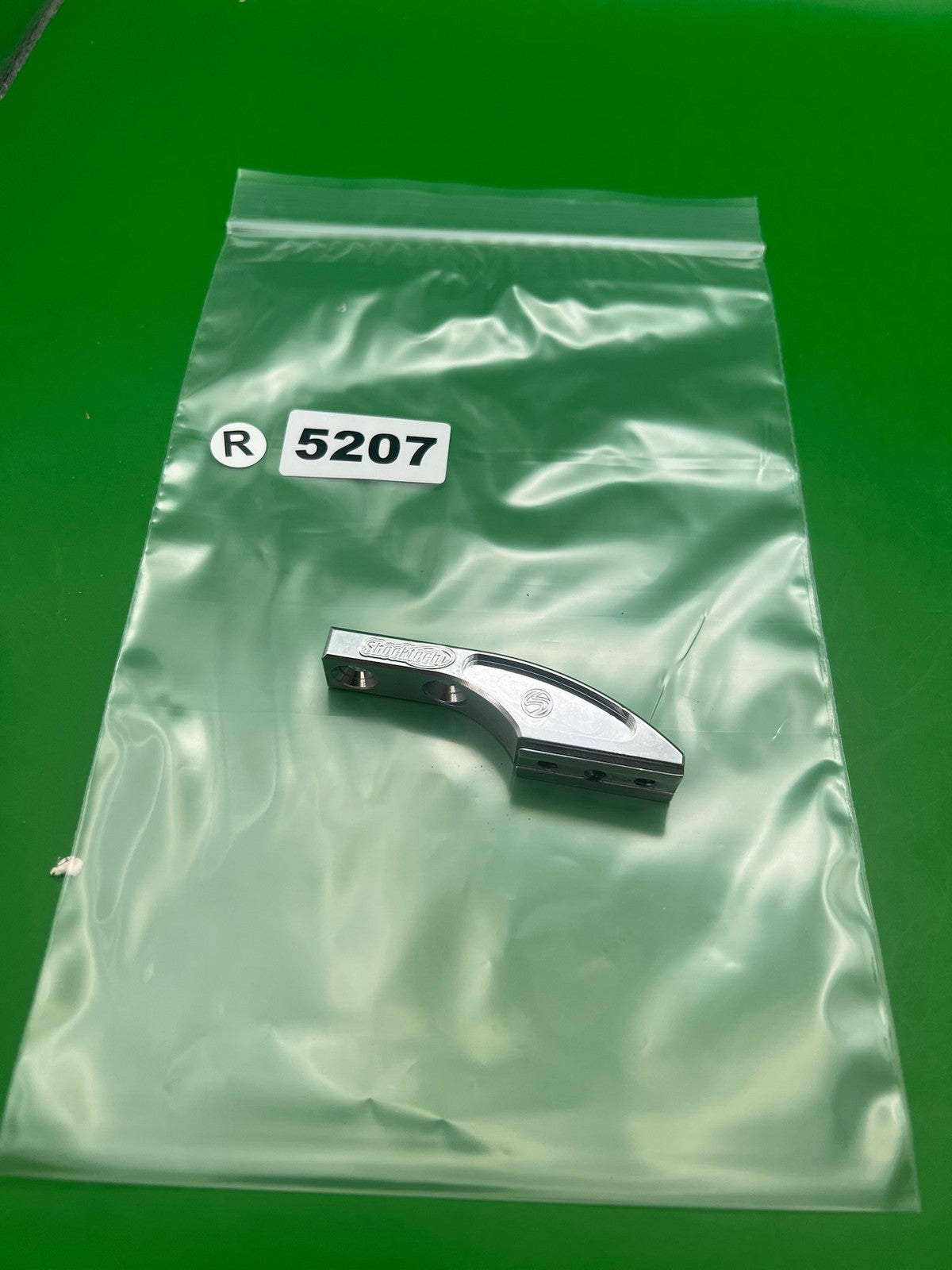 ShockTech Drop Forward Silver - used paintball drop forward asa - silver