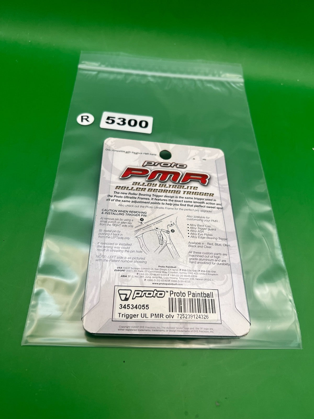 Proto PMR Alloy Ultralite Roller Bearing Trigger Silver