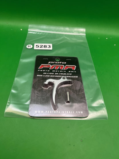 Proto PMR Alloy Ultralite Roller Bearing Trigger Silver - used paintball trigger - silver