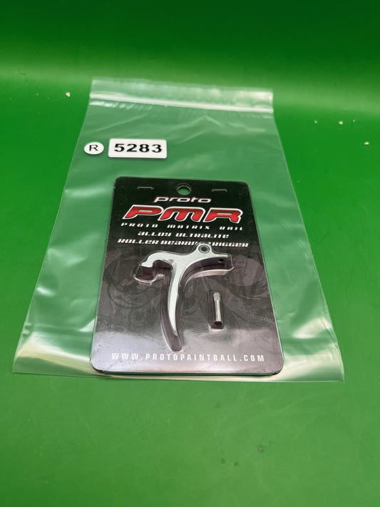 Proto PMR Alloy Ultralite Roller Bearing Trigger Silver - used paintball trigger - silver
