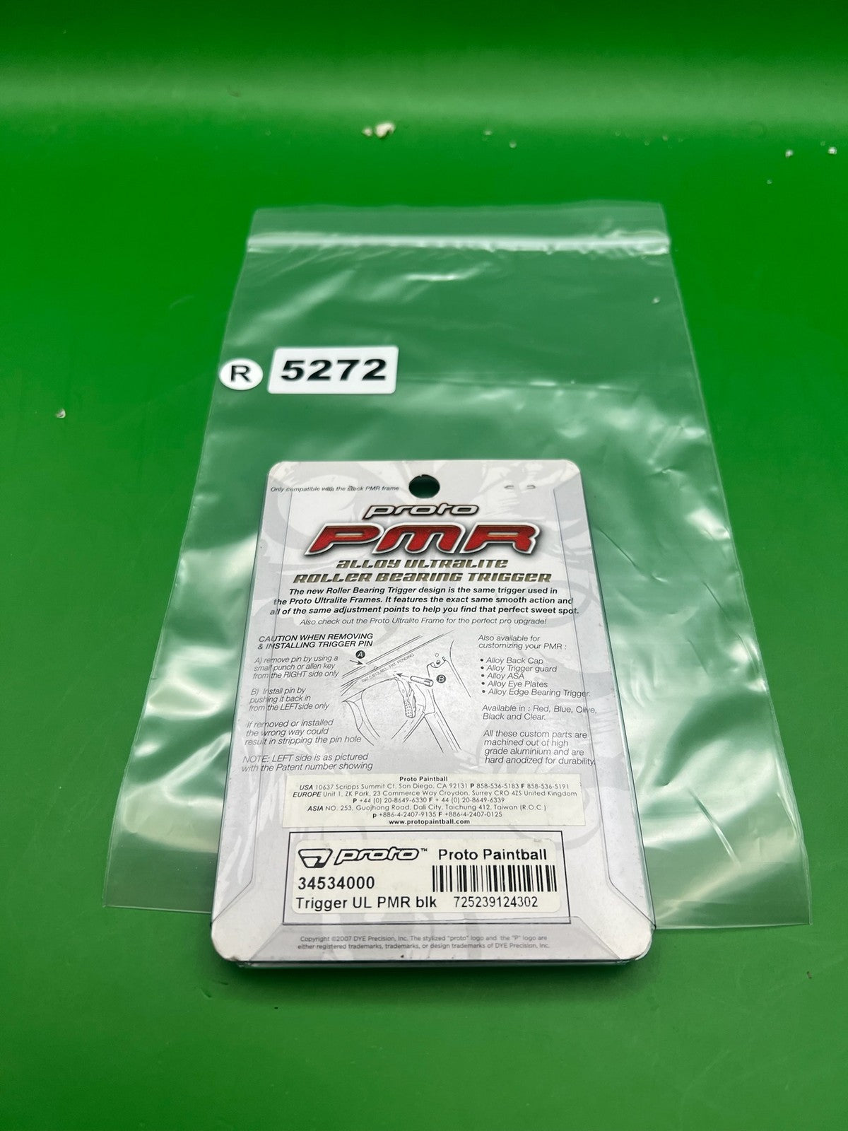 Proto PMR Ultralite Roller Bearing Trigger Black