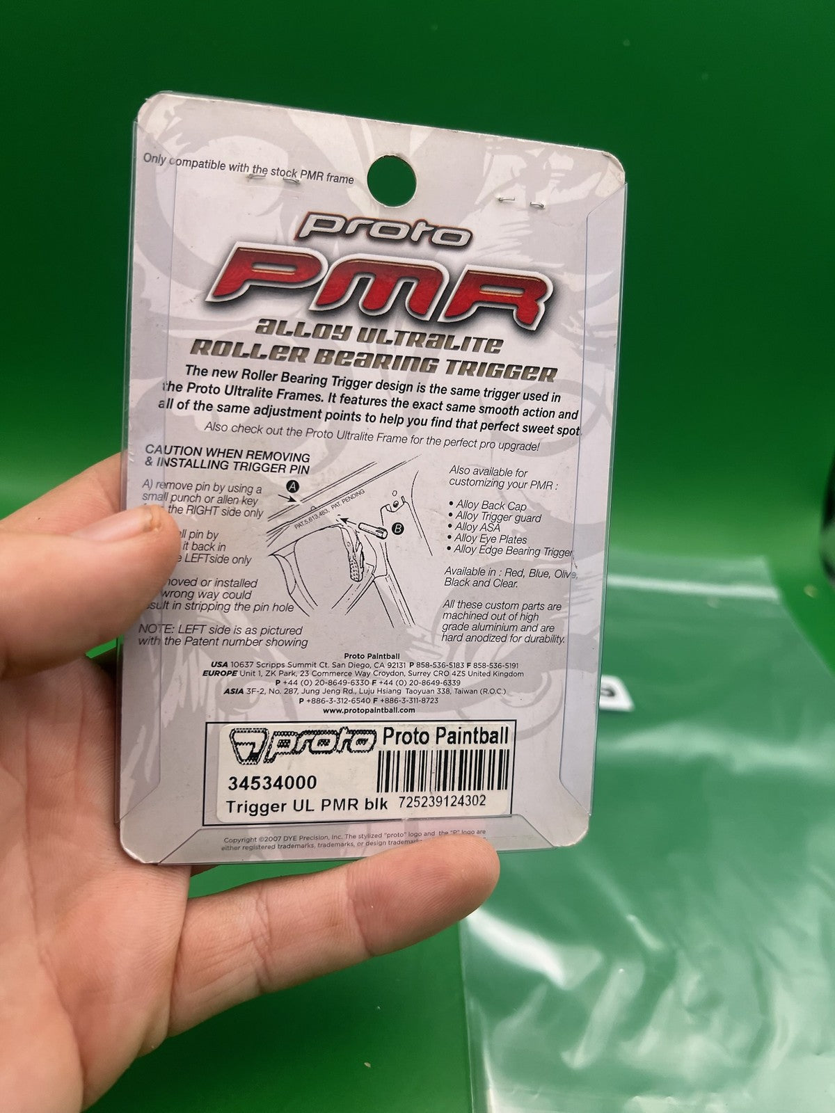 Proto PMR Ultralite Roller Bearing Trigger Black