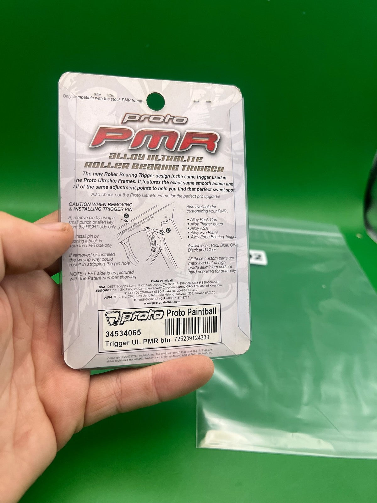 Proto PMR Ultralite Roller Bearing Trigger Blue