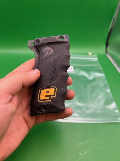 Planet Eclipse OG e-blade auto cocker Grips Black - used paintball grip panel - black