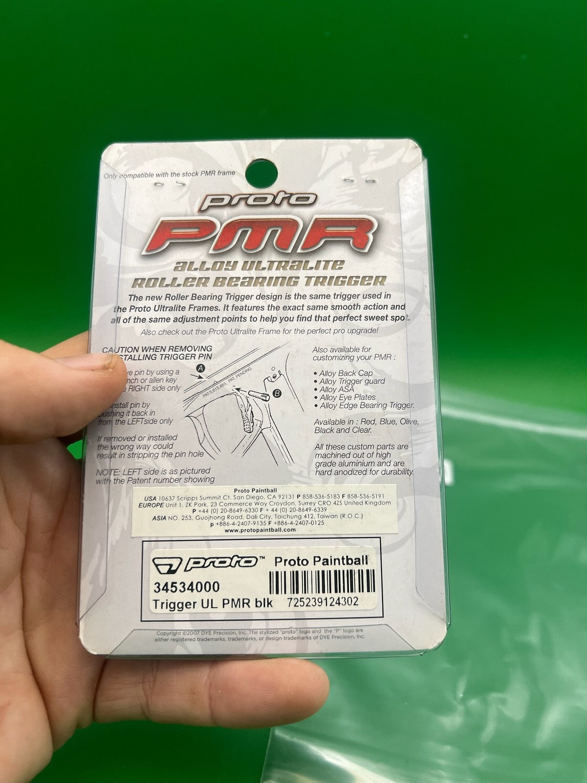 Proto PMR Alloy Ultralite Roller Bearing Trigger Black