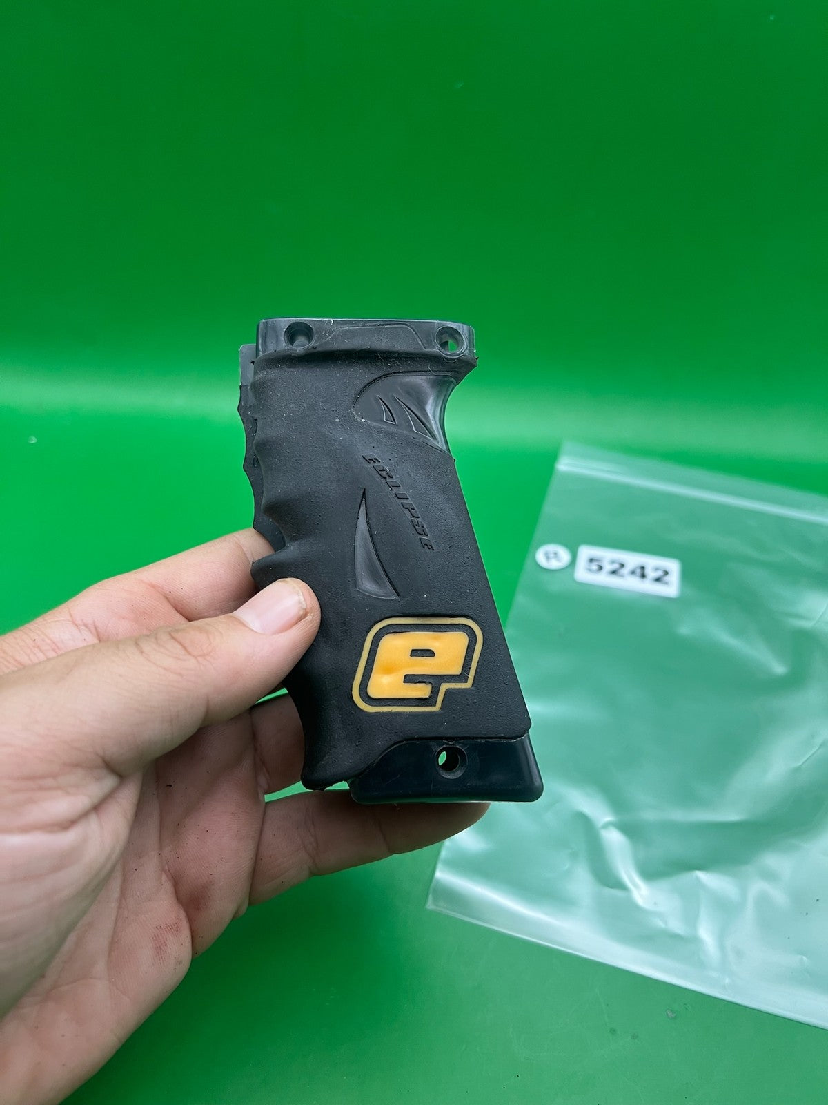 Planet Eclipse OG e-blade auto cocker Grips Black - used paintball grip - black