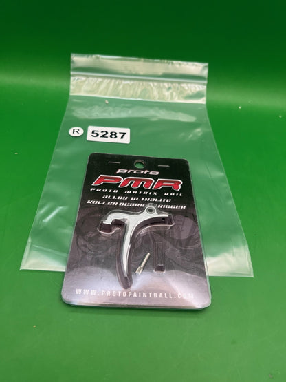 Proto PMR Alloy Ultralite Roller Bearing Trigger Silver - used paintball trigger - silver