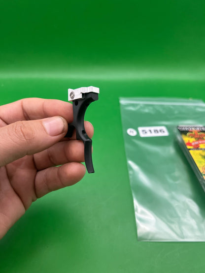 Violent Series Warped Army Etek 3 AM/LT Deuce Trigger Black - used paintball trigger - black/silver
