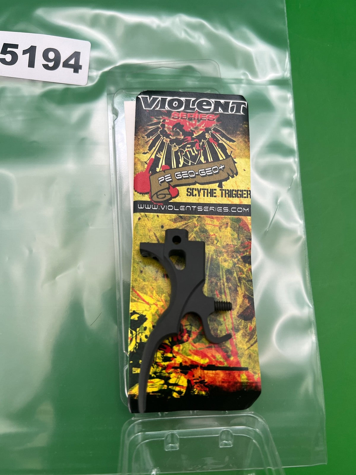 Violent Series Geo/Geo+ Scythe Trigger Black