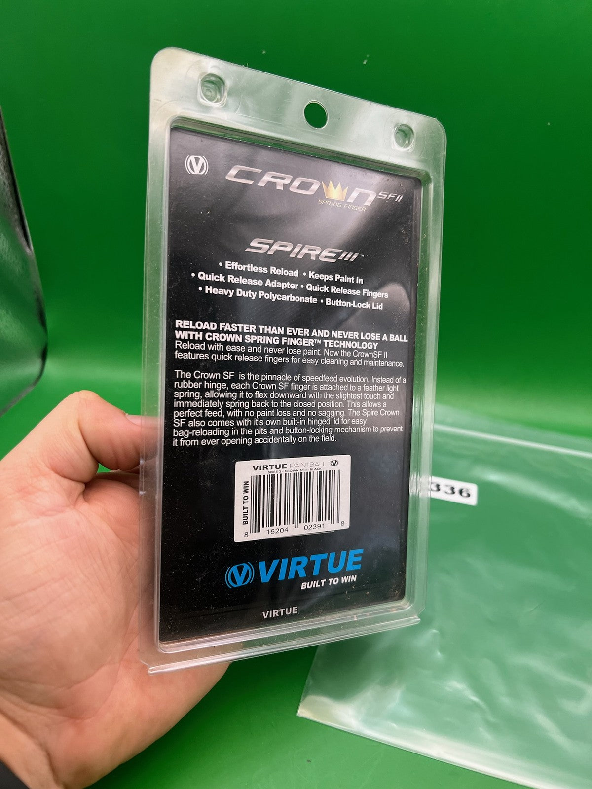 Virtue Crown SF II Spire III Speed Feed Black