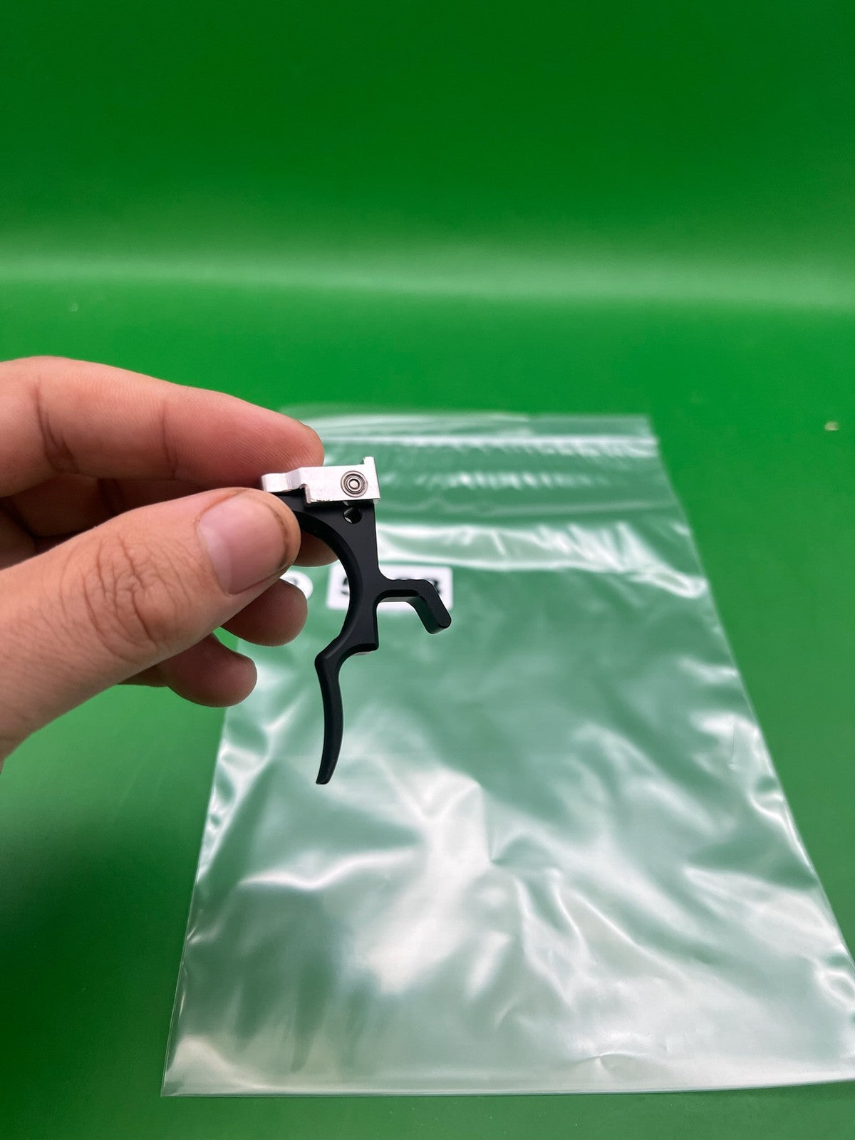Violent Series Warped Army Etek 3 AM/LT Deuce Trigger Black - used paintball trigger - black/silver
