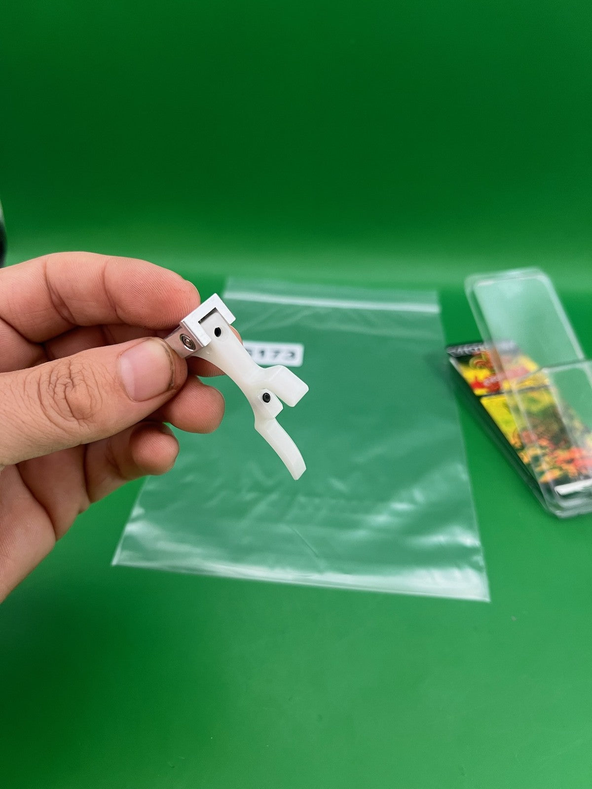 Violent Series ETEK 3AM/LT Scyther Trigger White - used paintball trigger - white