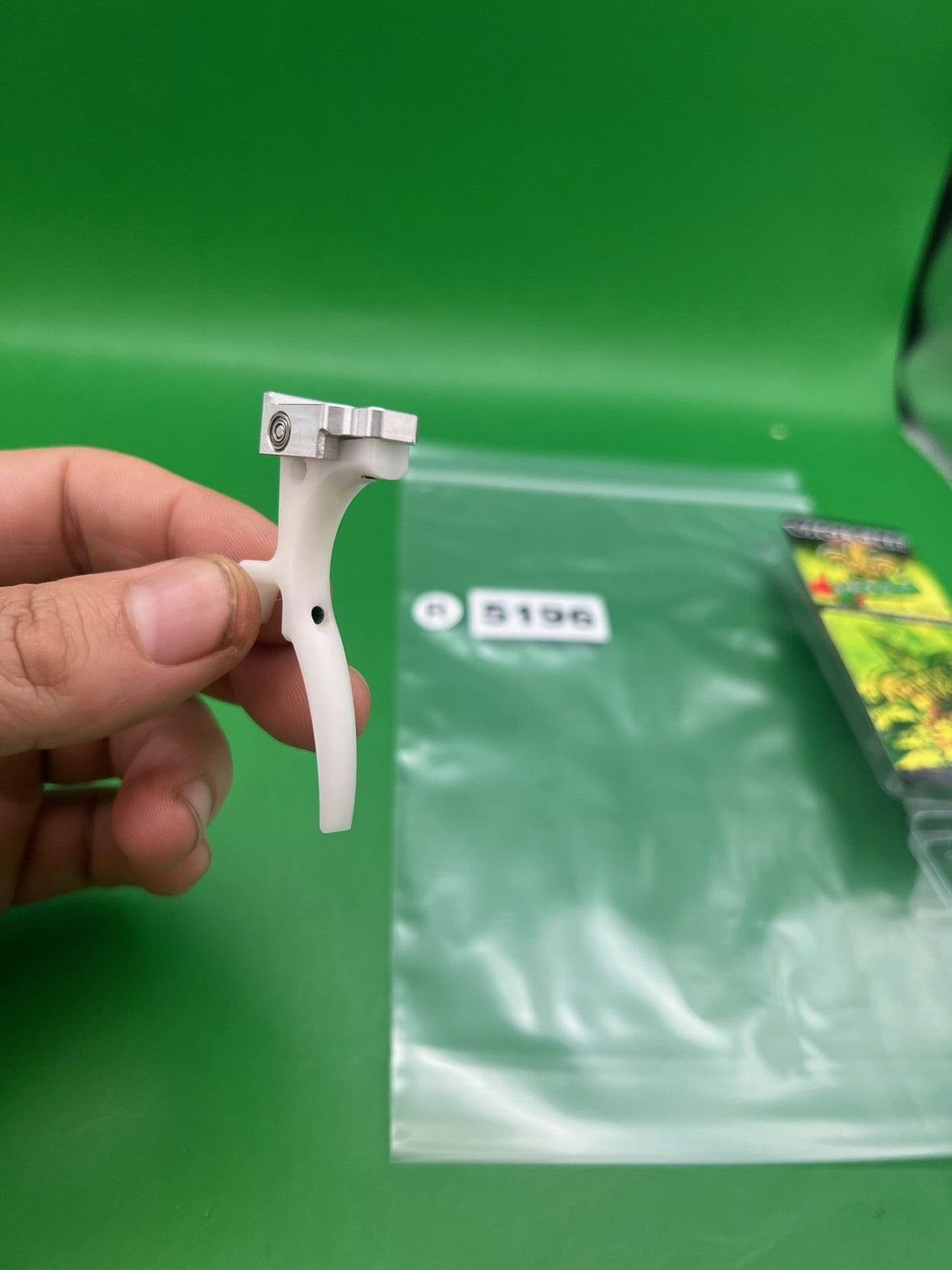 Violent Series ETEK 3AM/LT Scyther Trigger White - used paintball trigger - white