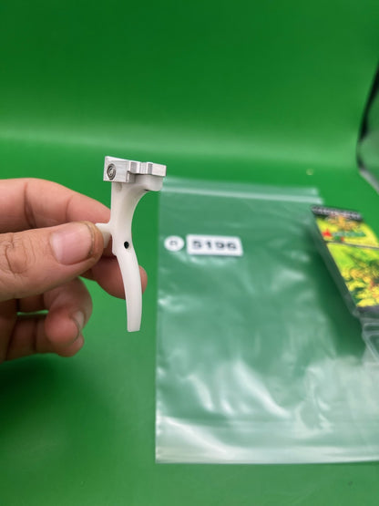 Violent Series ETEK 3AM/LT Scyther Trigger White - used paintball trigger - white