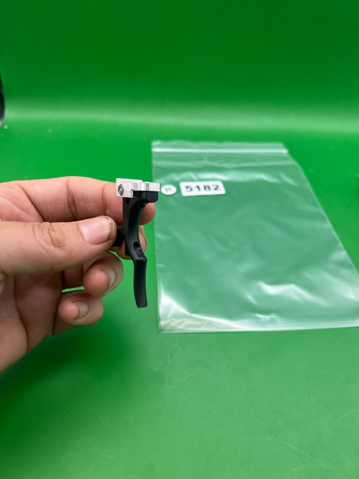 Violent Series Warped Army Etek 3 AM/LT Deuce Trigger Black - used paintball trigger - black/silver