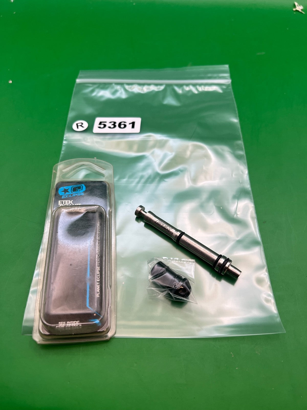 Planet Eclipse Etek Zick Kit Black - used paintball bolt upgrade kit - black/silver