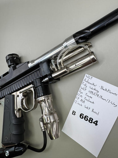 WGP Autococker - Black/Chrome  - Paintball Marker Fully Working