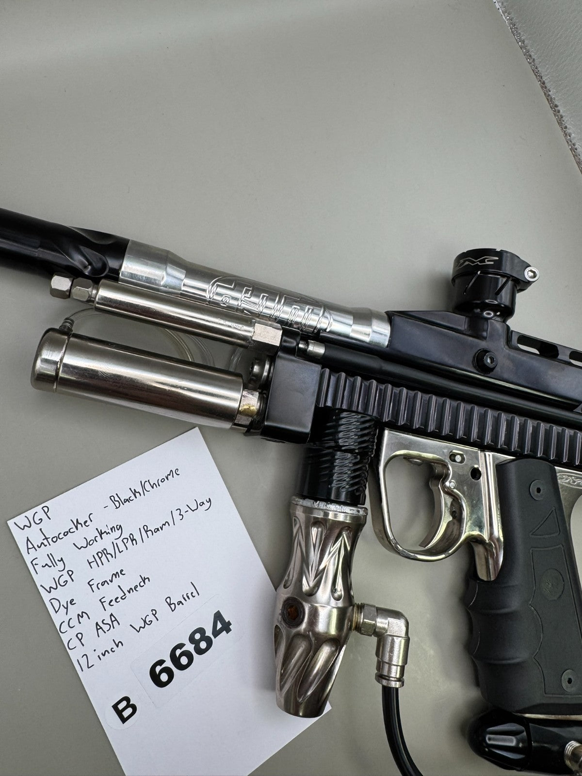 WGP Autococker - Black/Chrome  - Paintball Marker Fully Working
