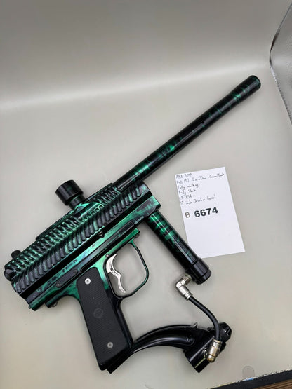 AKA LMP Full Mil Excalibur - Green/Black  - Paintball Marker Fully Working
