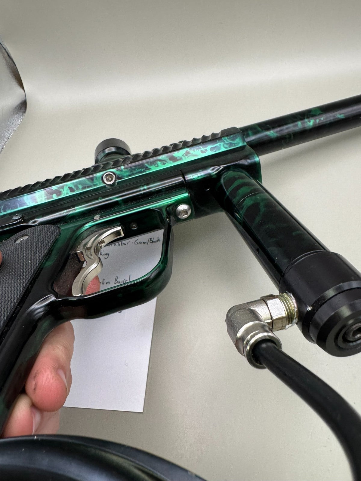 AKA LMP Full Mil Excalibur - Green/Black  - Paintball Marker Fully Working