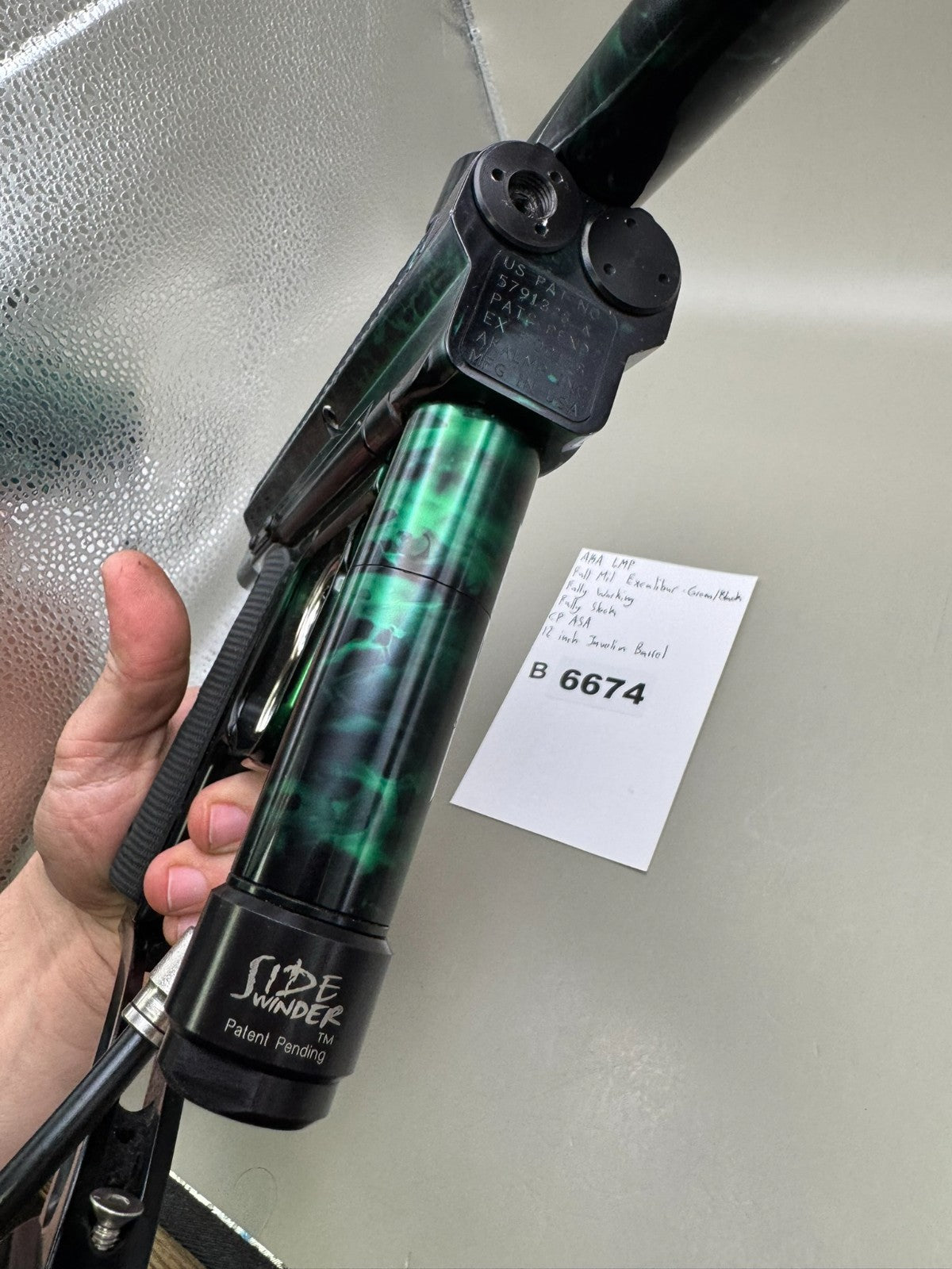 AKA LMP Full Mil Excalibur - Green/Black  - Paintball Marker Fully Working