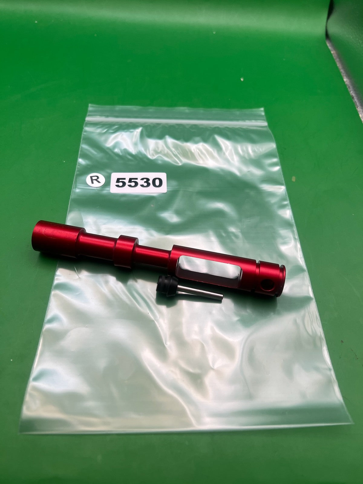 Red Planet Eclipse Ego Ram Sleeve - used paintball ram sleeve - red anno