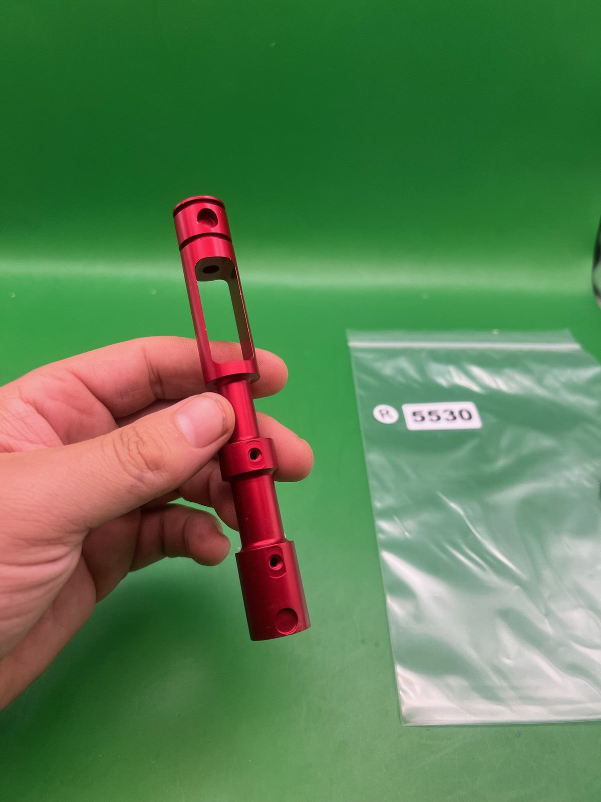 Red Planet Eclipse Ego Ram Sleeve - used paintball ram sleeve - red anno