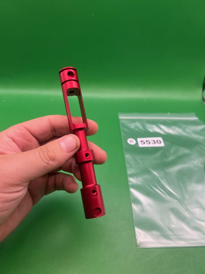 Red Planet Eclipse Ego Ram Sleeve - used paintball ram sleeve - red anno