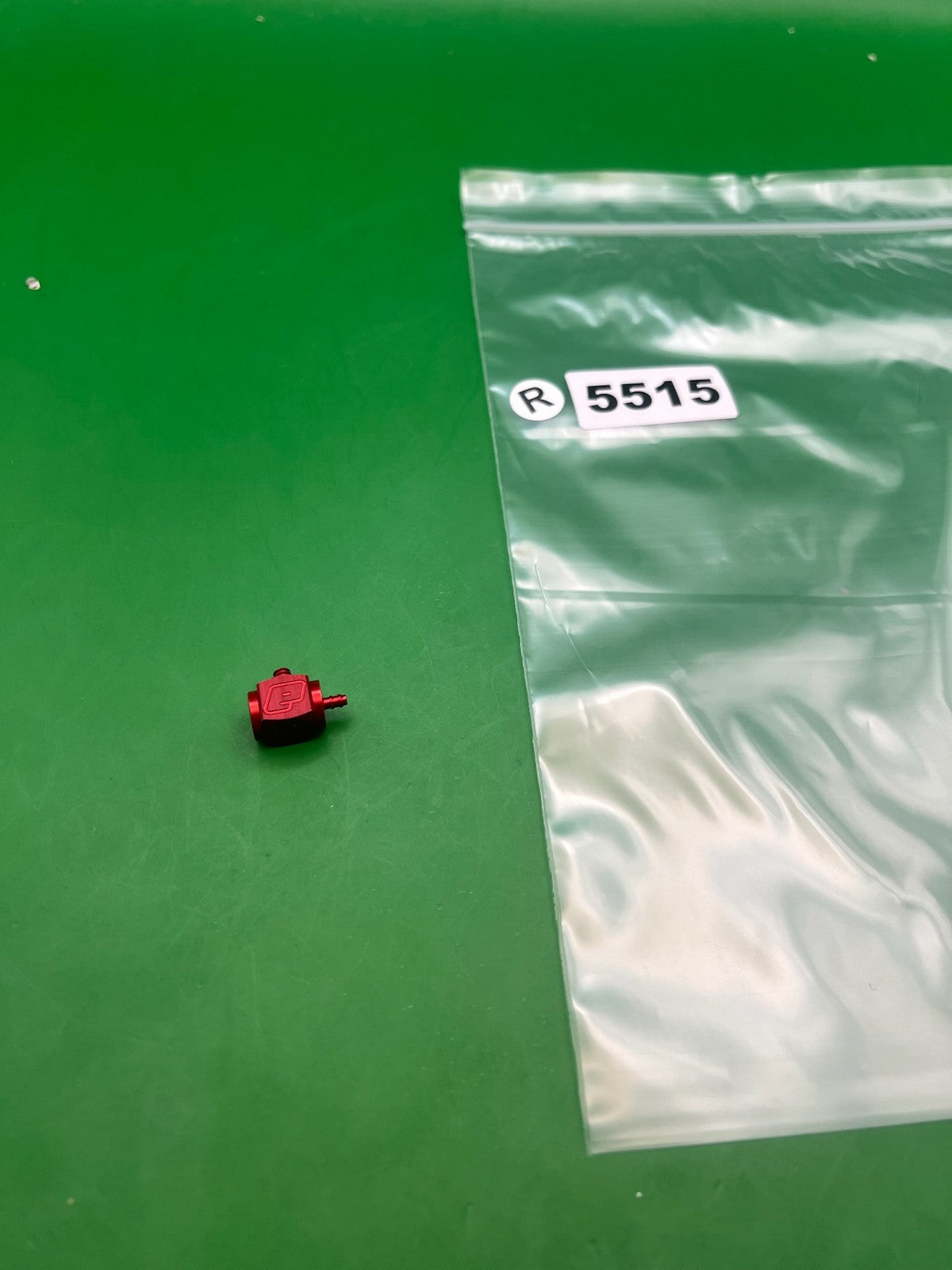 Planet Eclipse Ego 05/06 QEV - used paintball qev (quick exhaust valve) - red anno