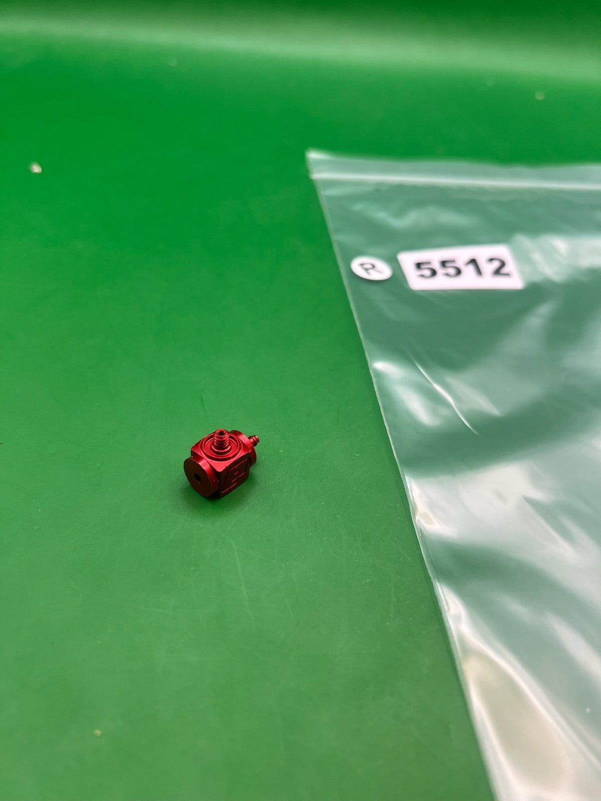 Planet Eclipse Replacement QEV 05/06 Ego - used paintball qev (quick exhaust valve) - red anno