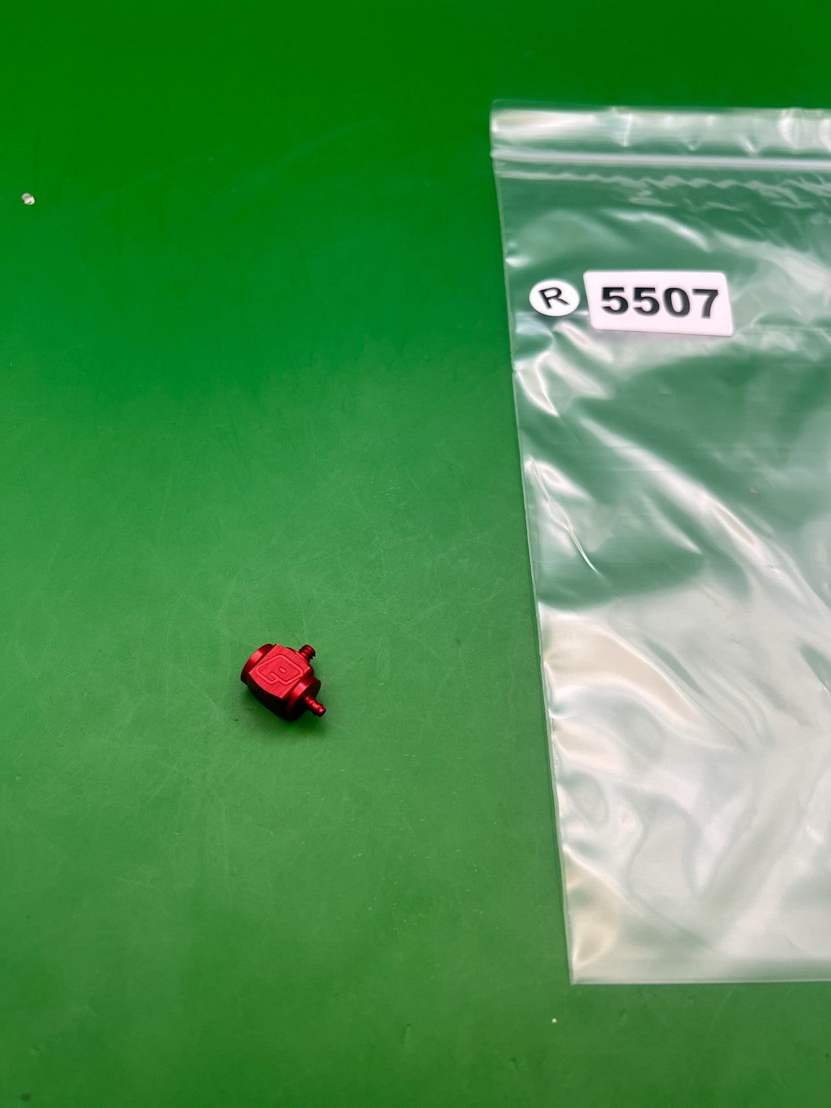 Planet Eclipse Ego 05/06 QEV - used paintball qev (quick exhaust valve) - red anno