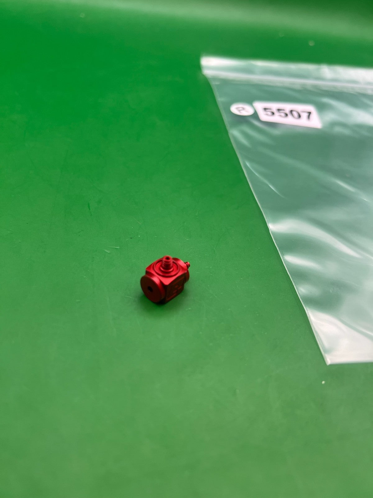 Planet Eclipse Ego 05/06 QEV - used paintball qev (quick exhaust valve) - red anno