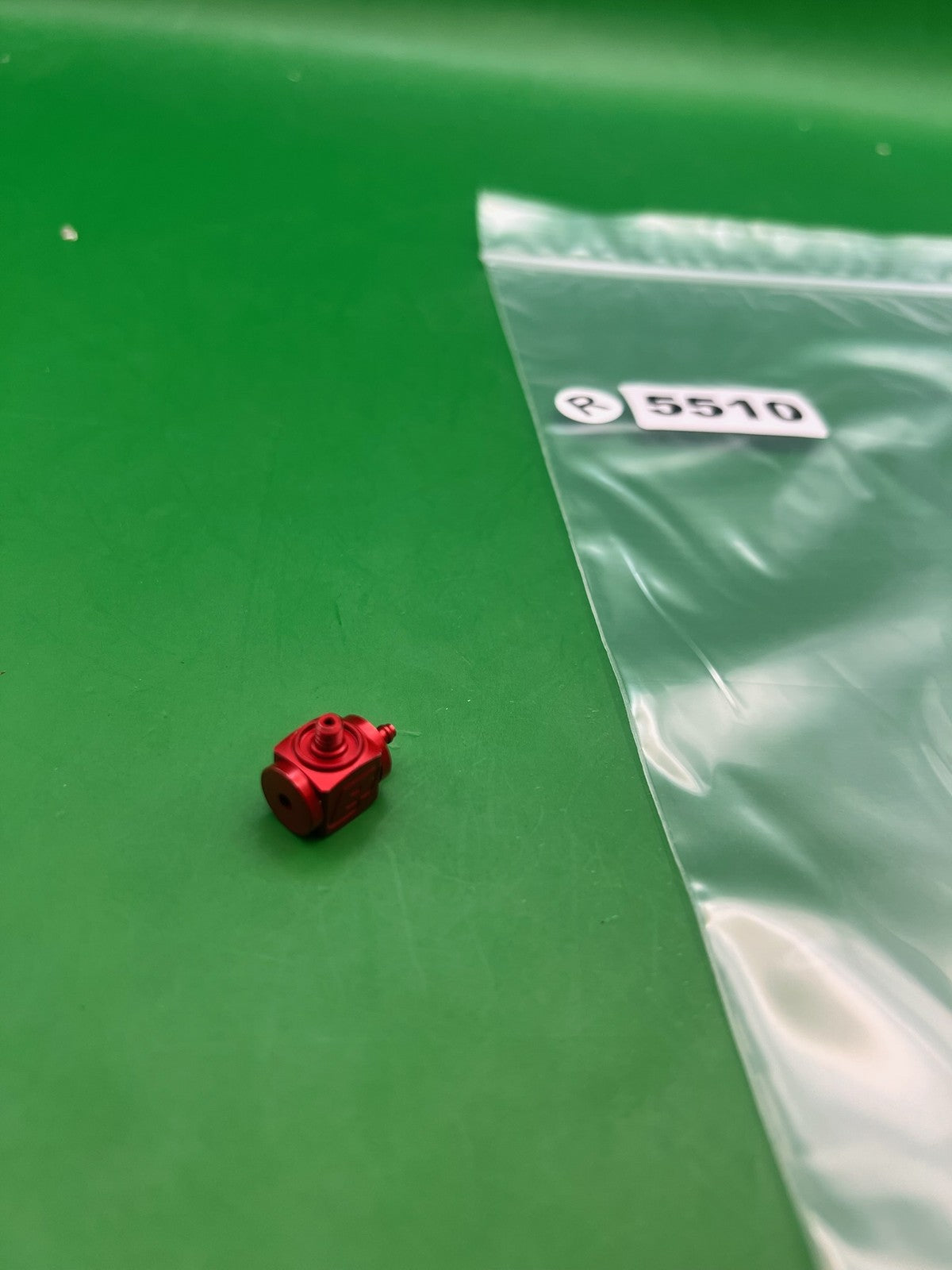 Planet Eclipse Replacement QEV 05/06 Ego - used paintball qev (quick exhaust valve) - red anno