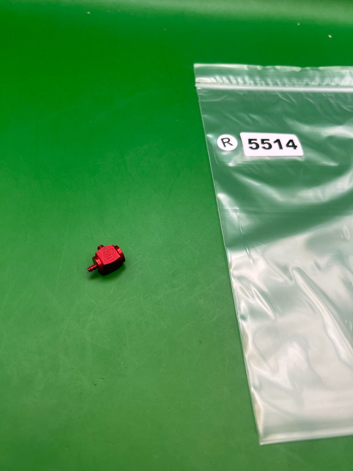 Planet Eclipse Ego 05/06 QEV - used paintball qev (quick exhaust valve) - red anno