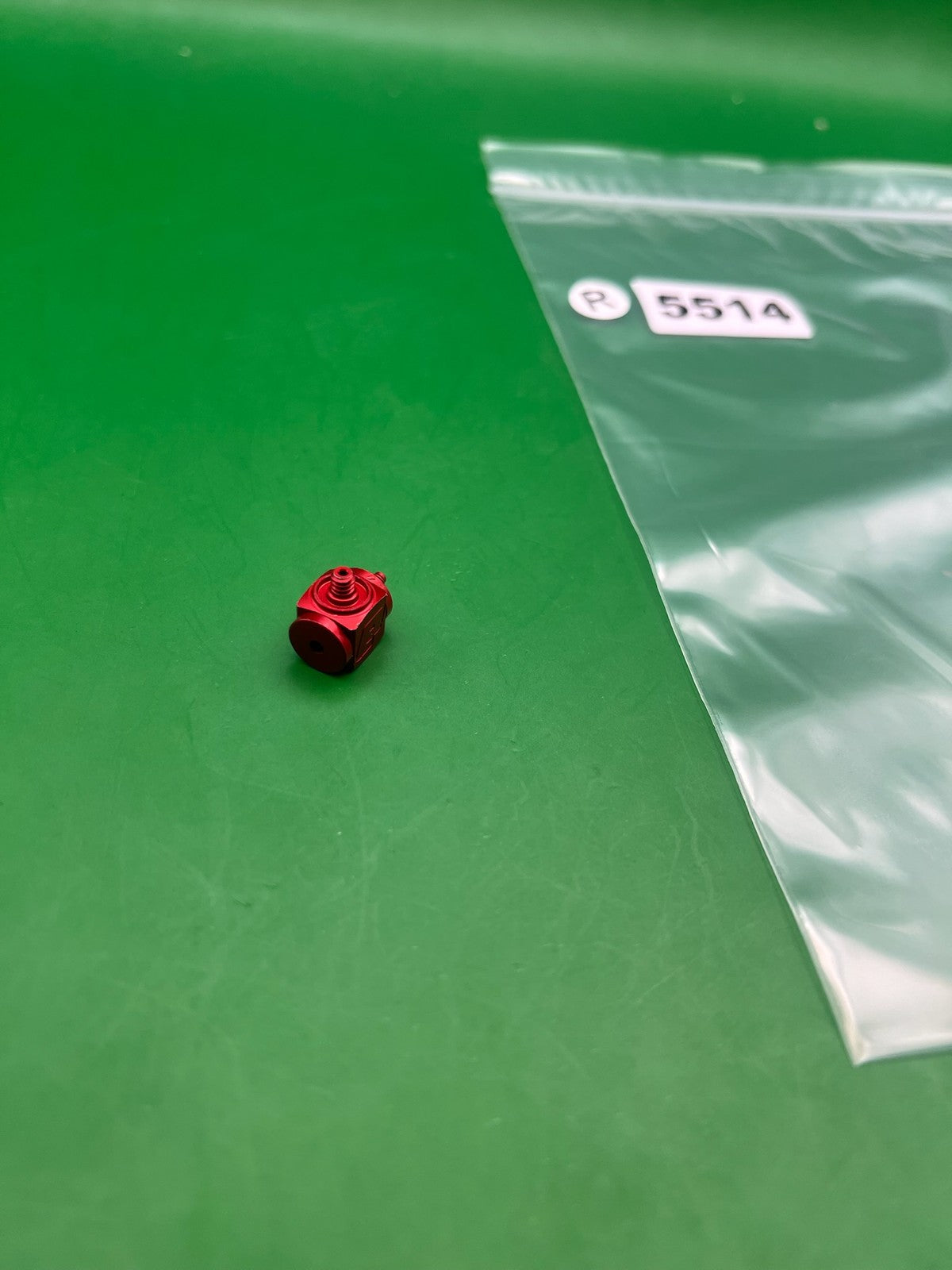 Planet Eclipse Ego 05/06 QEV - used paintball qev (quick exhaust valve) - red anno