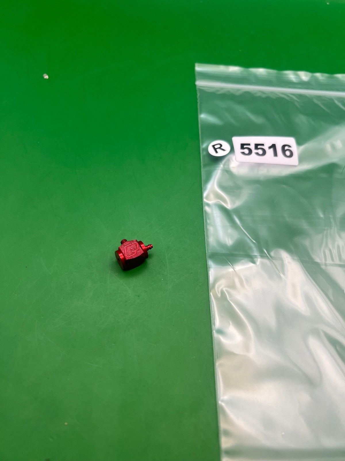 Planet Eclipse Ego 05/06 QEV - used paintball qev (quick exhaust valve) - red anno