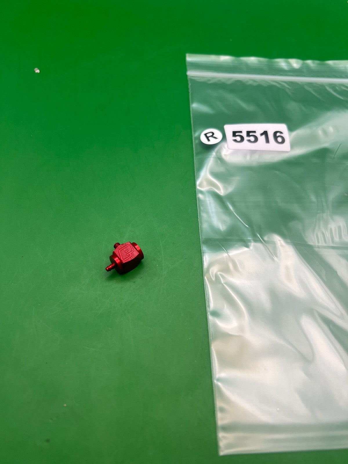 Planet Eclipse Ego 05/06 QEV - used paintball qev (quick exhaust valve) - red anno